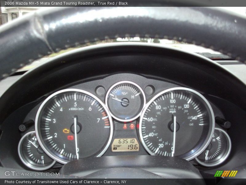 True Red / Black 2006 Mazda MX-5 Miata Grand Touring Roadster