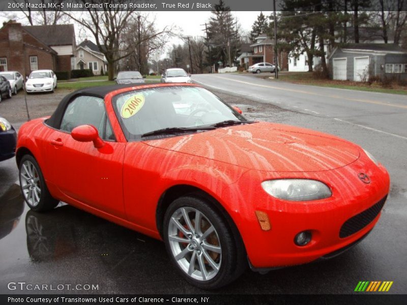 True Red / Black 2006 Mazda MX-5 Miata Grand Touring Roadster
