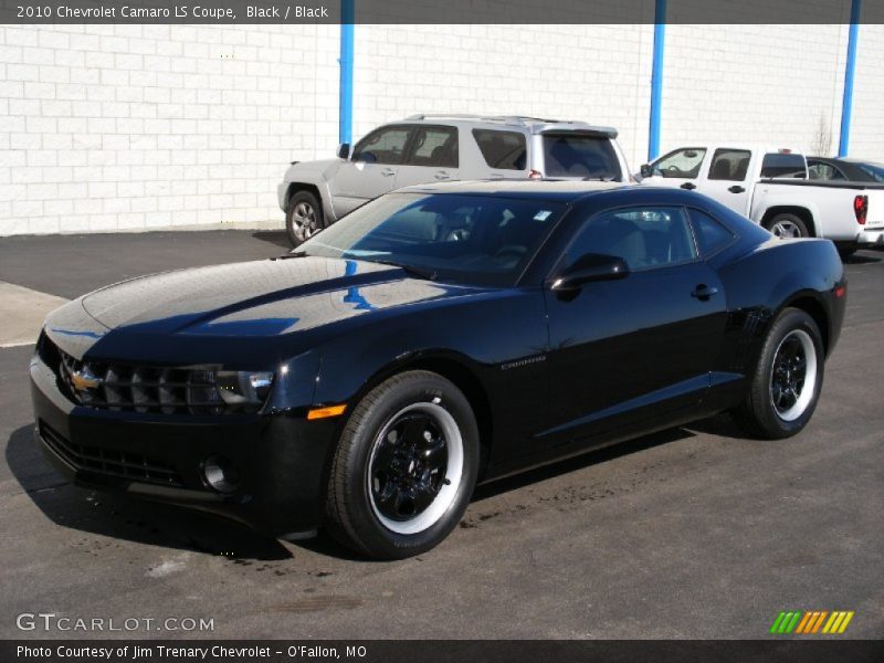 Black / Black 2010 Chevrolet Camaro LS Coupe