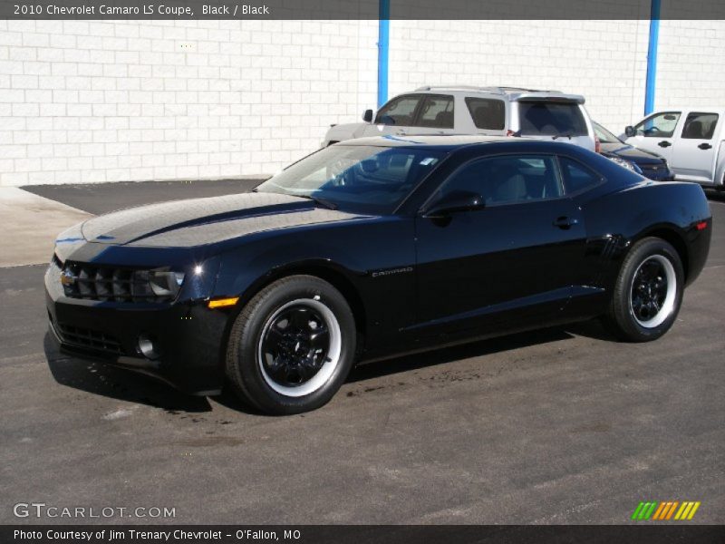 Black / Black 2010 Chevrolet Camaro LS Coupe