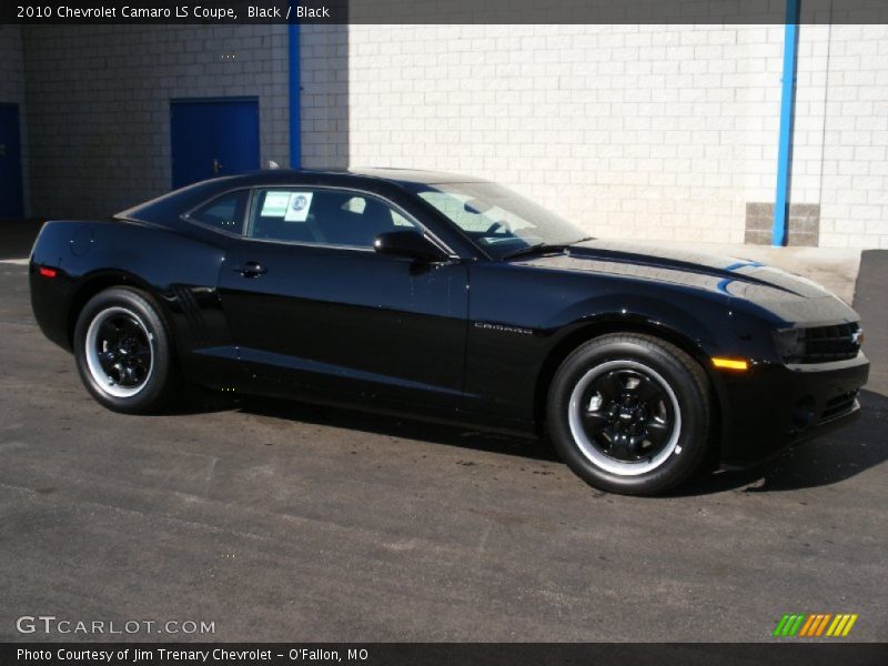 Black / Black 2010 Chevrolet Camaro LS Coupe