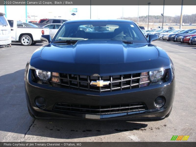 Black / Black 2010 Chevrolet Camaro LS Coupe