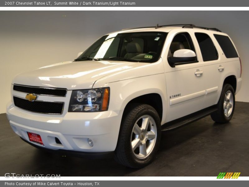 Summit White / Dark Titanium/Light Titanium 2007 Chevrolet Tahoe LT