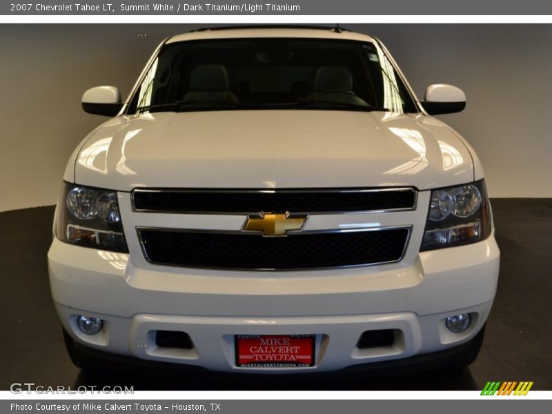Summit White / Dark Titanium/Light Titanium 2007 Chevrolet Tahoe LT