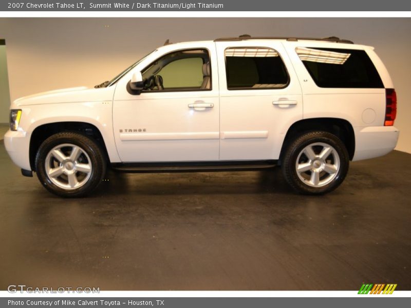 Summit White / Dark Titanium/Light Titanium 2007 Chevrolet Tahoe LT