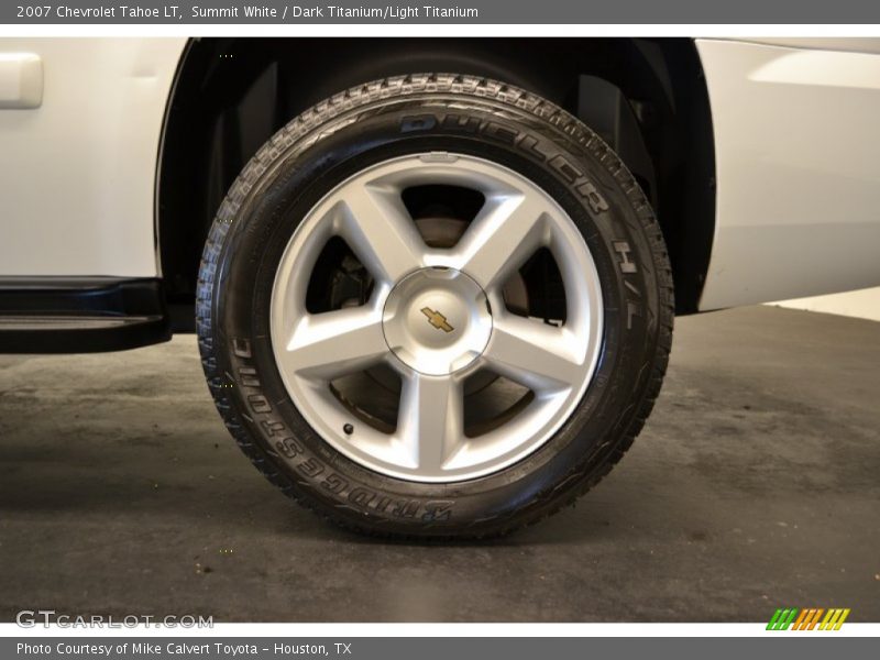 Summit White / Dark Titanium/Light Titanium 2007 Chevrolet Tahoe LT