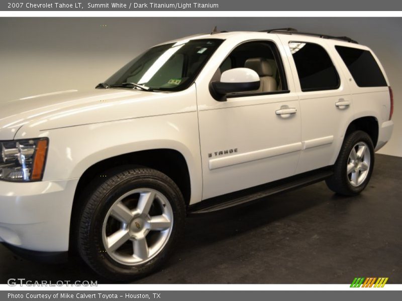 Summit White / Dark Titanium/Light Titanium 2007 Chevrolet Tahoe LT