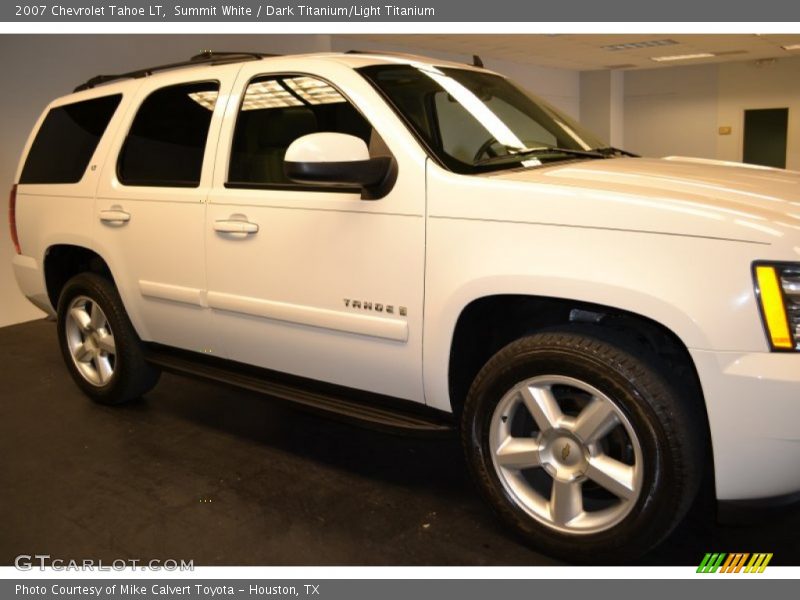 Summit White / Dark Titanium/Light Titanium 2007 Chevrolet Tahoe LT