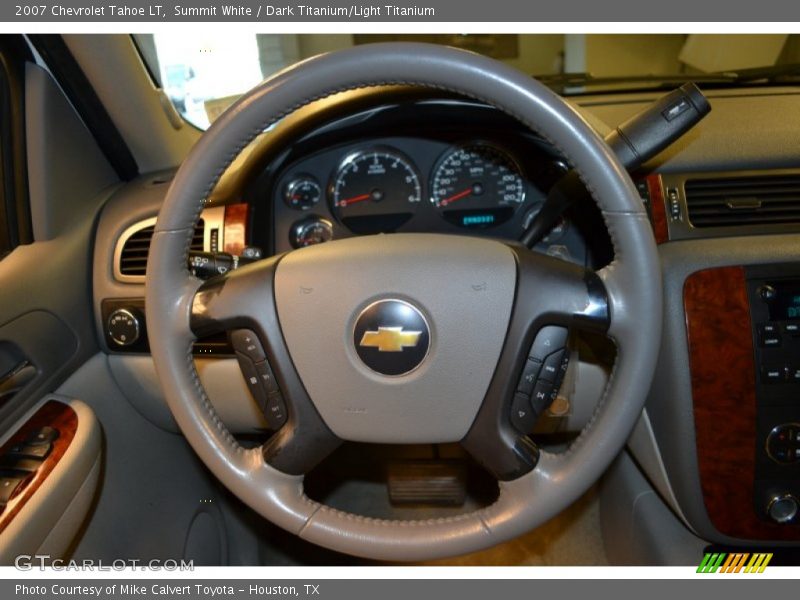 Summit White / Dark Titanium/Light Titanium 2007 Chevrolet Tahoe LT