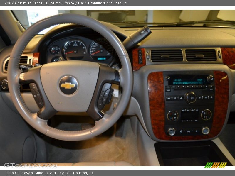 Summit White / Dark Titanium/Light Titanium 2007 Chevrolet Tahoe LT