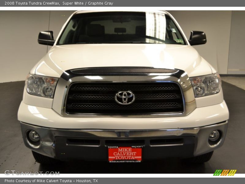 Super White / Graphite Gray 2008 Toyota Tundra CrewMax