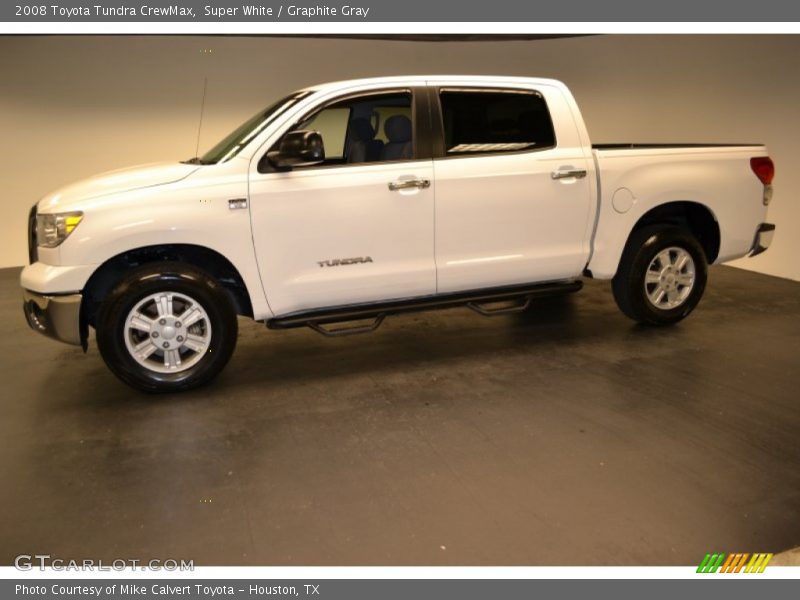 Super White / Graphite Gray 2008 Toyota Tundra CrewMax