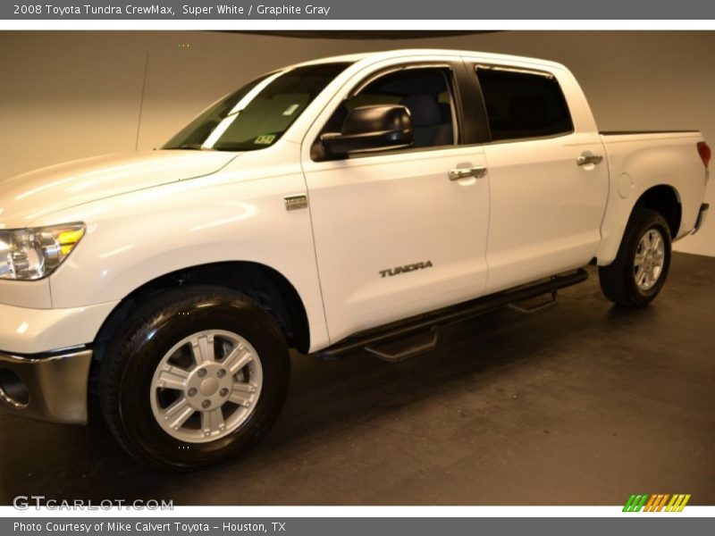 Super White / Graphite Gray 2008 Toyota Tundra CrewMax