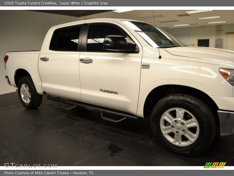 Super White / Graphite Gray 2008 Toyota Tundra CrewMax