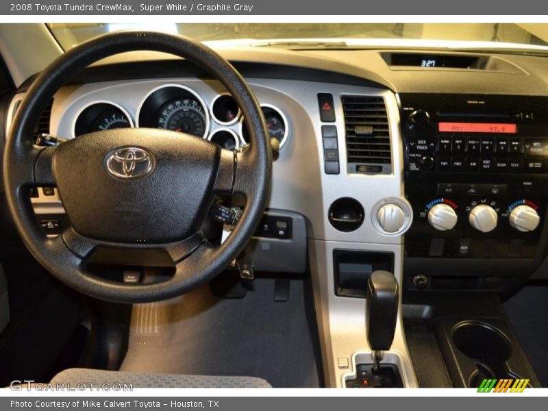 Super White / Graphite Gray 2008 Toyota Tundra CrewMax