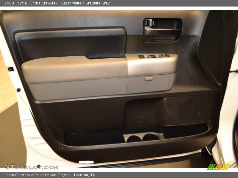 Super White / Graphite Gray 2008 Toyota Tundra CrewMax