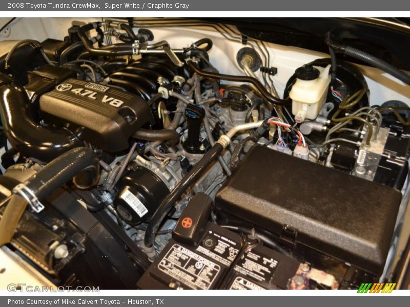  2008 Tundra CrewMax Engine - 4.7 Liter DOHC 32-Valve VVT V8