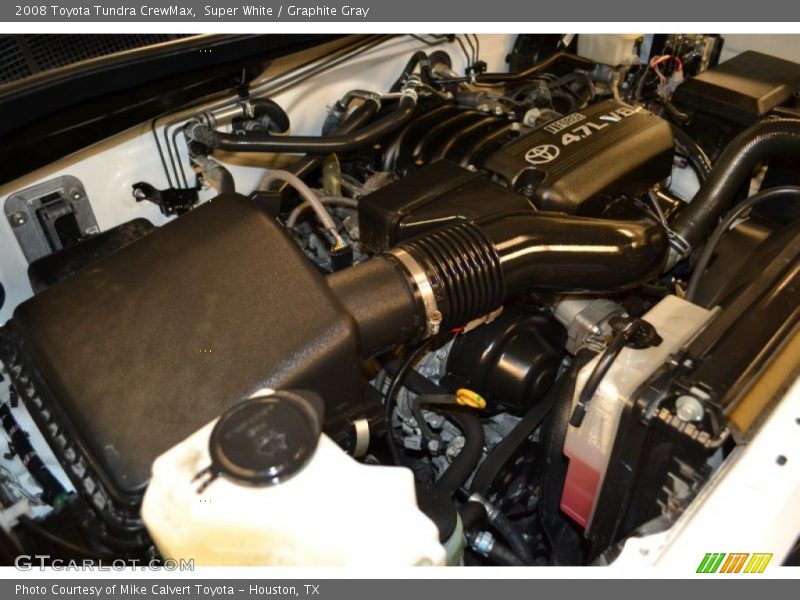 Super White / Graphite Gray 2008 Toyota Tundra CrewMax