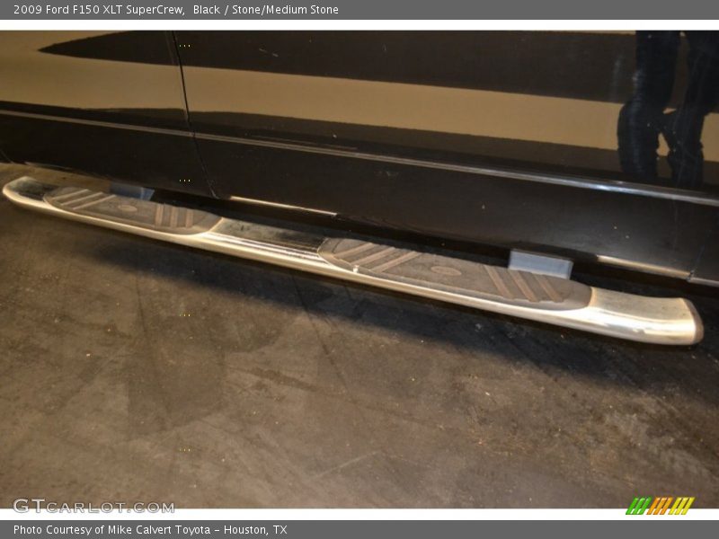 Black / Stone/Medium Stone 2009 Ford F150 XLT SuperCrew
