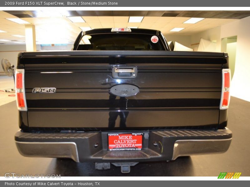 Black / Stone/Medium Stone 2009 Ford F150 XLT SuperCrew