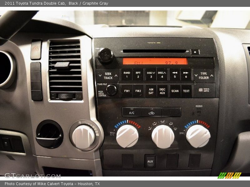 Black / Graphite Gray 2011 Toyota Tundra Double Cab