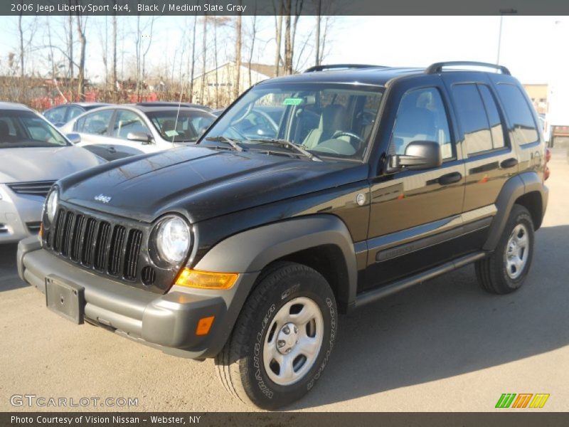 Black / Medium Slate Gray 2006 Jeep Liberty Sport 4x4