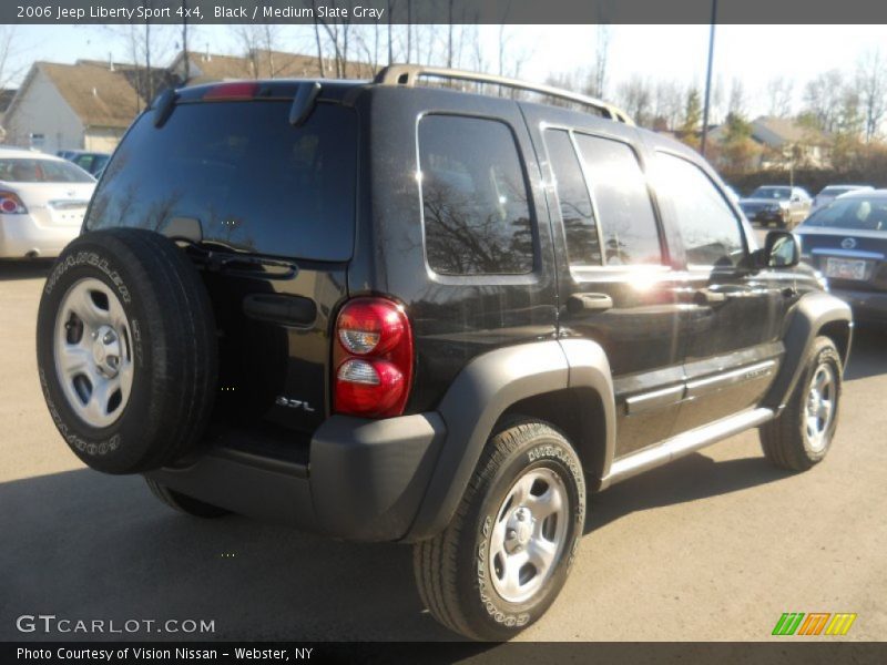 Black / Medium Slate Gray 2006 Jeep Liberty Sport 4x4