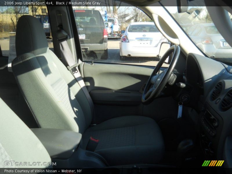 Black / Medium Slate Gray 2006 Jeep Liberty Sport 4x4