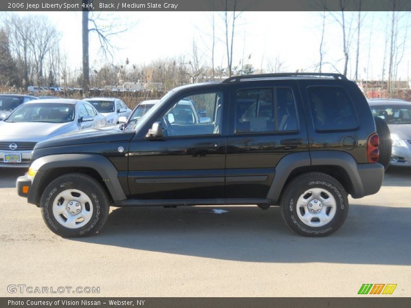 Black / Medium Slate Gray 2006 Jeep Liberty Sport 4x4