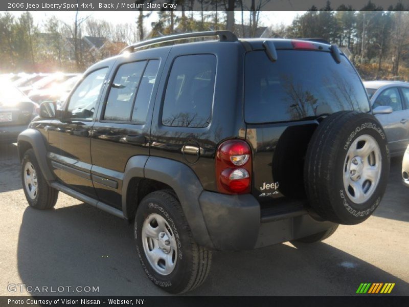 Black / Medium Slate Gray 2006 Jeep Liberty Sport 4x4