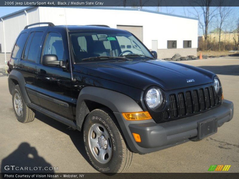 Black / Medium Slate Gray 2006 Jeep Liberty Sport 4x4