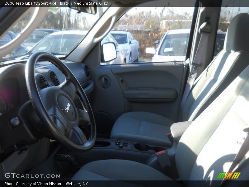 Black / Medium Slate Gray 2006 Jeep Liberty Sport 4x4
