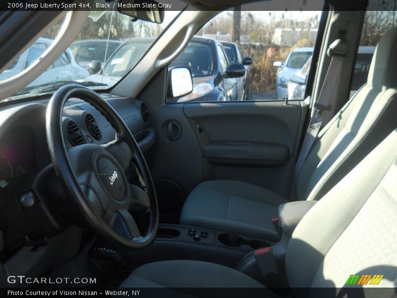 Black / Medium Slate Gray 2006 Jeep Liberty Sport 4x4