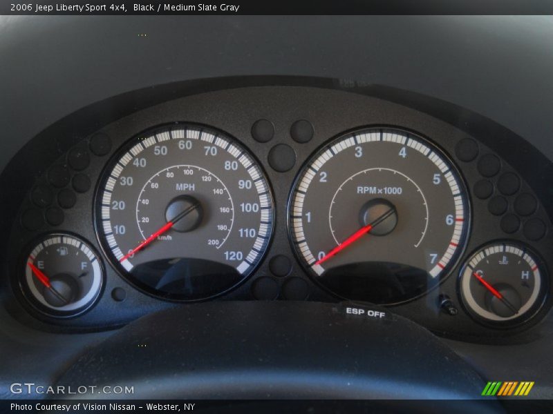 Black / Medium Slate Gray 2006 Jeep Liberty Sport 4x4