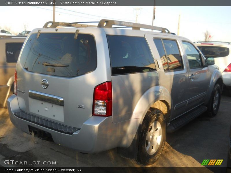 Silver Lightning Metallic / Graphite 2006 Nissan Pathfinder SE 4x4