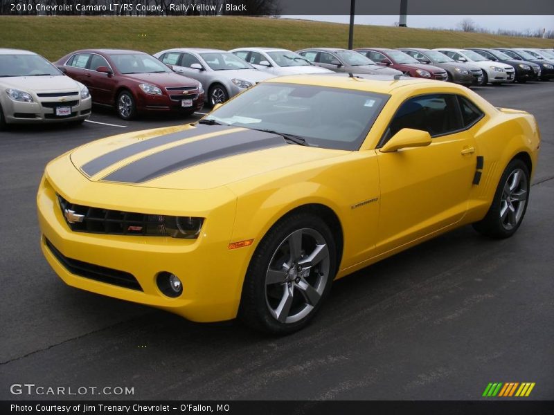 Rally Yellow / Black 2010 Chevrolet Camaro LT/RS Coupe