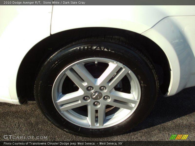 Stone White / Dark Slate Gray 2010 Dodge Avenger R/T