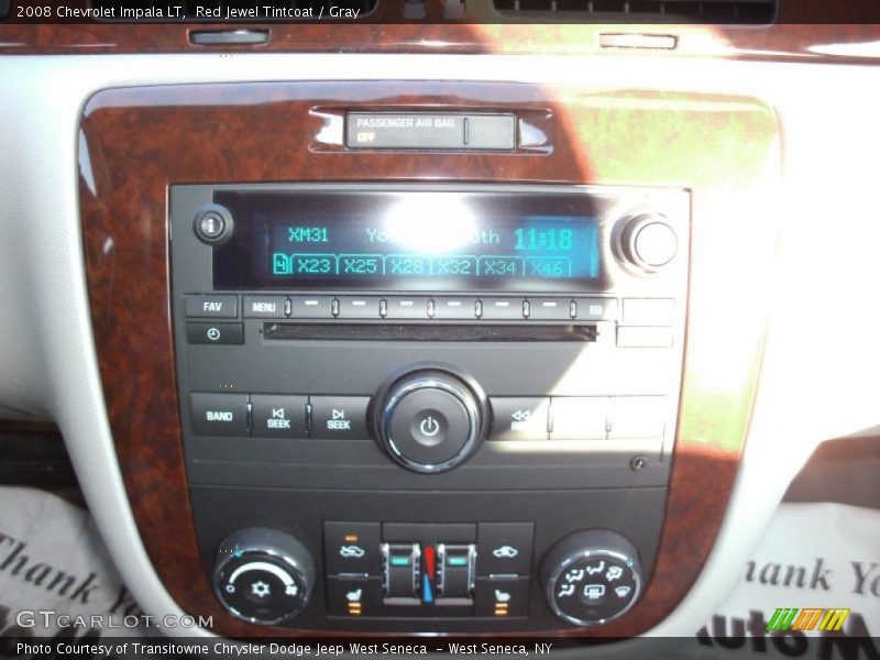 Red Jewel Tintcoat / Gray 2008 Chevrolet Impala LT