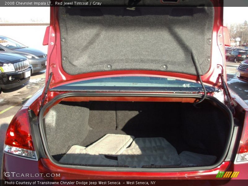 Red Jewel Tintcoat / Gray 2008 Chevrolet Impala LT