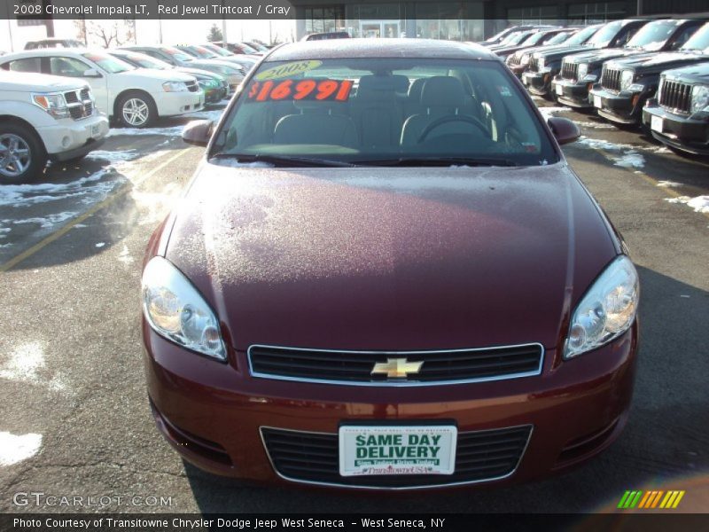 Red Jewel Tintcoat / Gray 2008 Chevrolet Impala LT