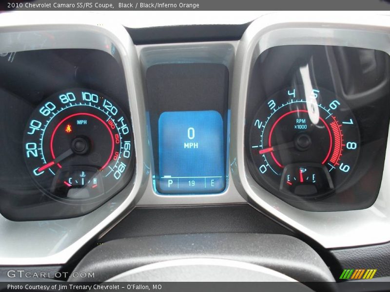 Black / Black/Inferno Orange 2010 Chevrolet Camaro SS/RS Coupe