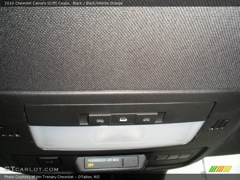 Black / Black/Inferno Orange 2010 Chevrolet Camaro SS/RS Coupe