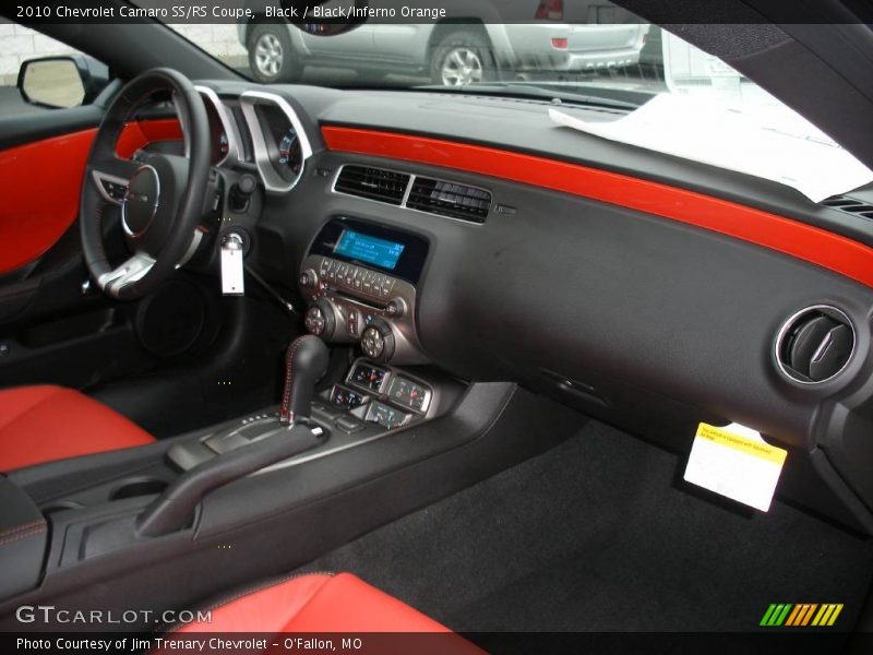 Black / Black/Inferno Orange 2010 Chevrolet Camaro SS/RS Coupe