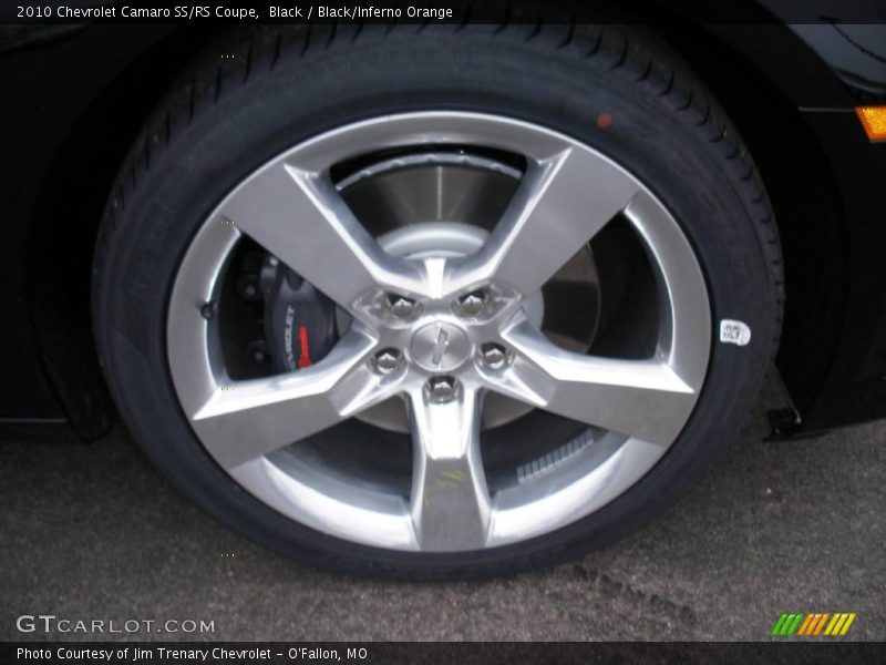 Black / Black/Inferno Orange 2010 Chevrolet Camaro SS/RS Coupe