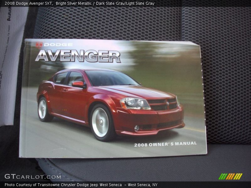 Bright Silver Metallic / Dark Slate Gray/Light Slate Gray 2008 Dodge Avenger SXT