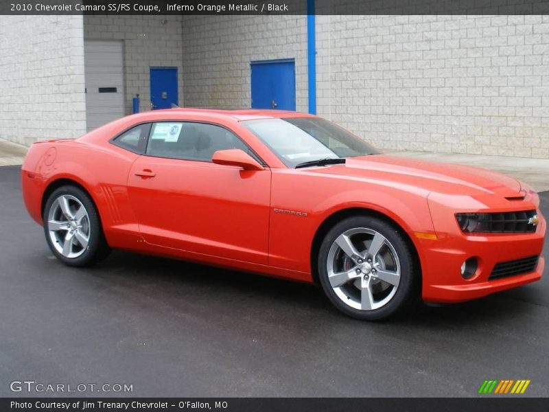 Inferno Orange Metallic / Black 2010 Chevrolet Camaro SS/RS Coupe