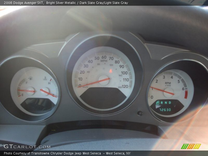 Bright Silver Metallic / Dark Slate Gray/Light Slate Gray 2008 Dodge Avenger SXT