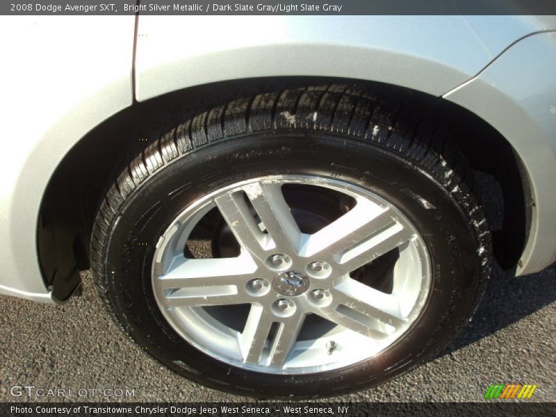 Bright Silver Metallic / Dark Slate Gray/Light Slate Gray 2008 Dodge Avenger SXT