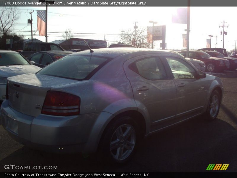 Bright Silver Metallic / Dark Slate Gray/Light Slate Gray 2008 Dodge Avenger SXT