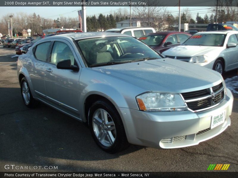 Bright Silver Metallic / Dark Slate Gray/Light Slate Gray 2008 Dodge Avenger SXT